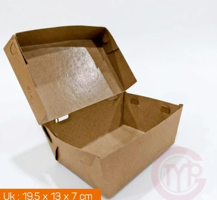 Produk Lunchbox Coklat (Bahan PE Kraft) 4