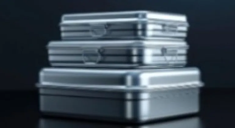 Hard packaging Logam (aluminium, tinplate):
